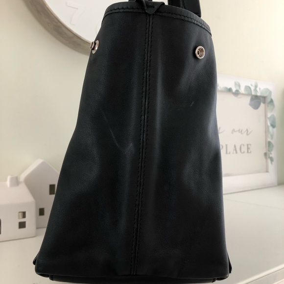 Balenciaga Navy Cabas Small Leather Tote Black - Picture 9 of 16